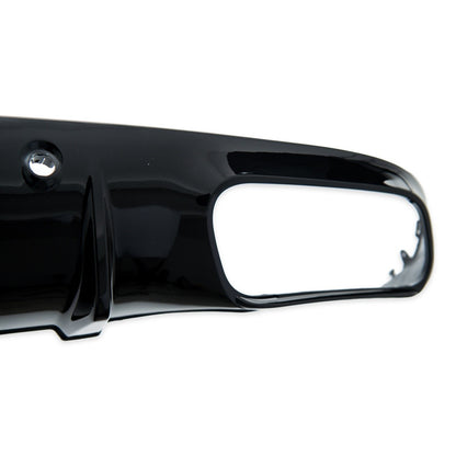 Heckdiffusor mit schwarzen Endrohren passend für Mercedes C-Klasse C205 A205 2015-2023