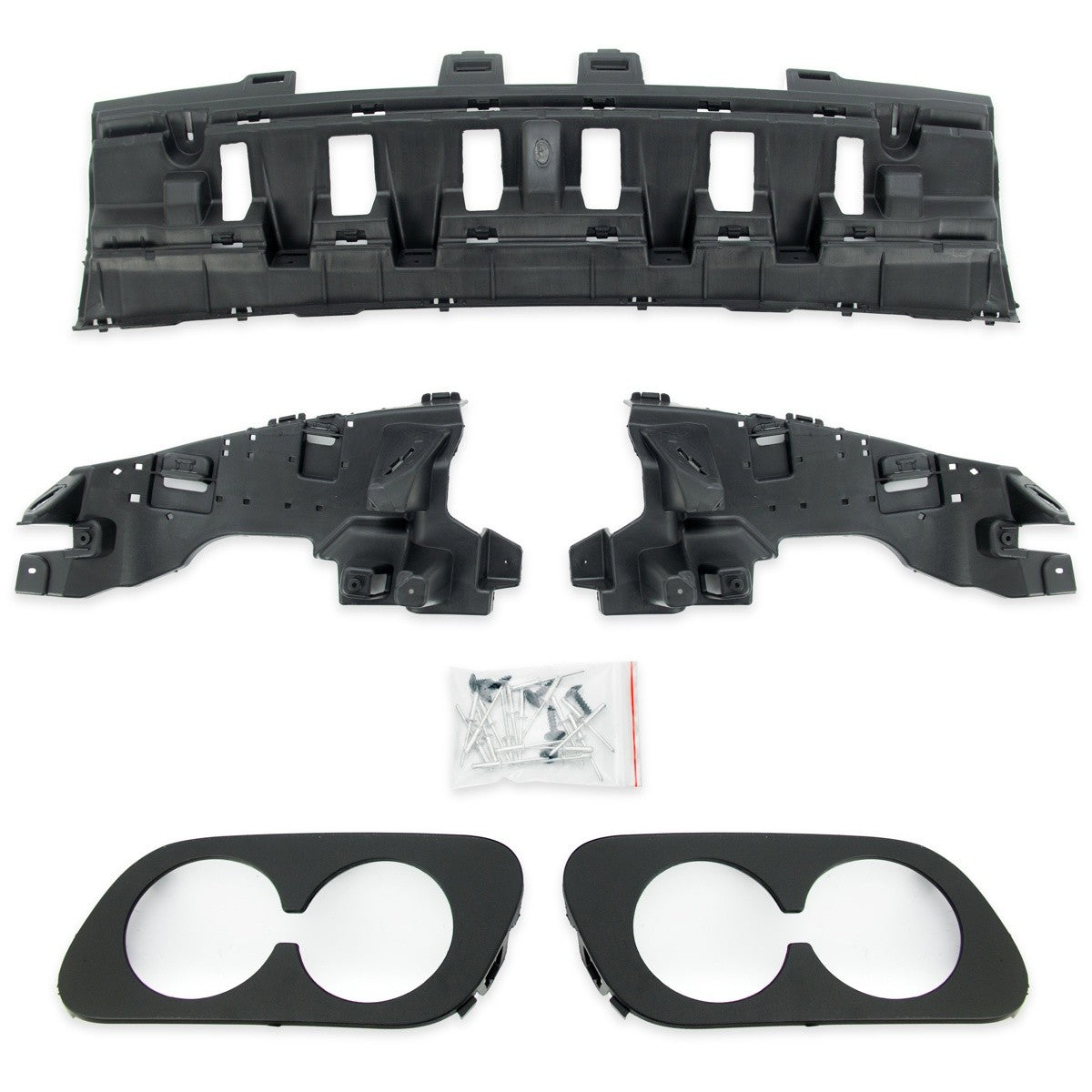 Heckdiffusor mit schwarzen Endrohren passend für Mercedes C-Klasse C205 A205 2015-2023