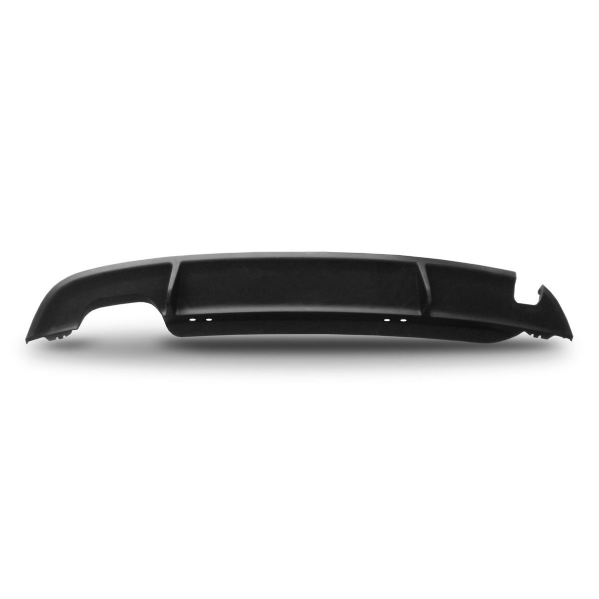Heckstoßstange Diffusor Matt Schwarz passend für VW Golf 6 2008-2012