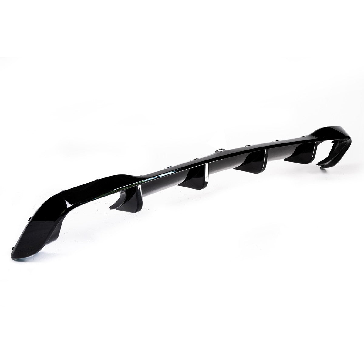 Heckstoßstange Diffusor Hochglanz Schwarz Quad Exhaust passend für VW Golf 8 2019-2024