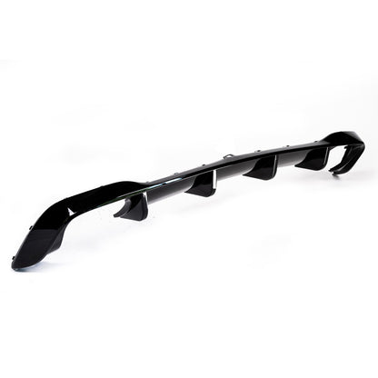 Heckstoßstange Diffusor Hochglanz Schwarz Quad Exhaust passend für VW Golf 8 2019-2024