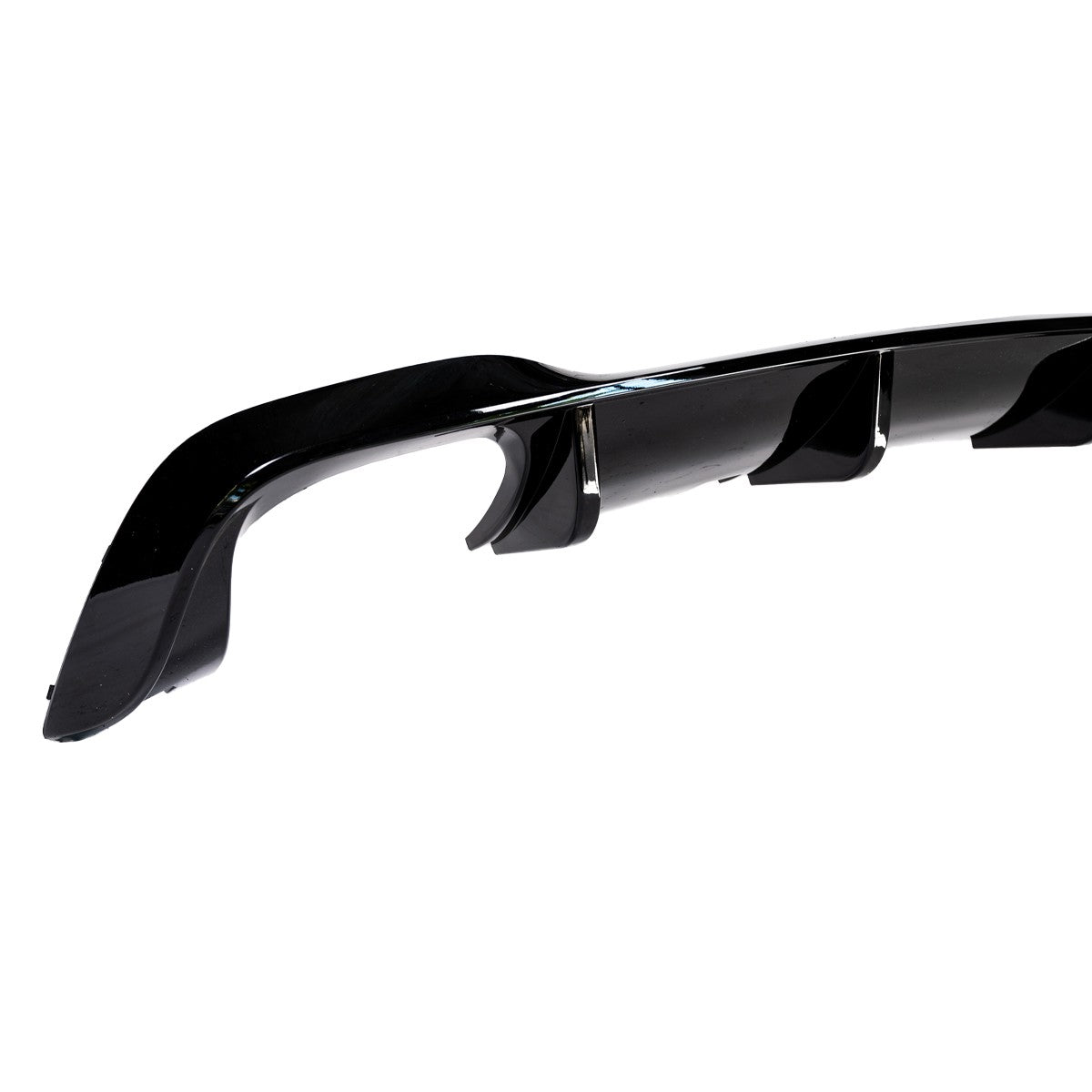 Heckstoßstange Diffusor Hochglanz Schwarz Quad Exhaust passend für VW Golf 8 2019-2024