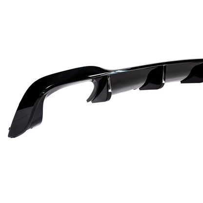 Heckstoßstange Diffusor Hochglanz Schwarz Quad Exhaust passend für VW Golf 8 2019-2024