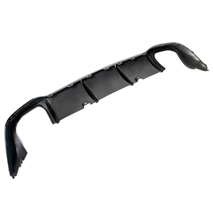 Heckstoßstange Diffusor Hochglanz Schwarz Quad Exhaust passend für VW Golf 8 2019-2024
