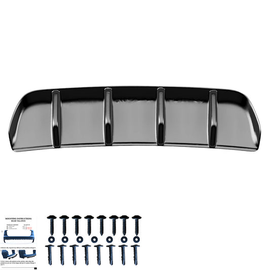 Heckdiffusor passend für VW Tiguan MK 2 R Facelift 2020+ Hochglanz Schwarz