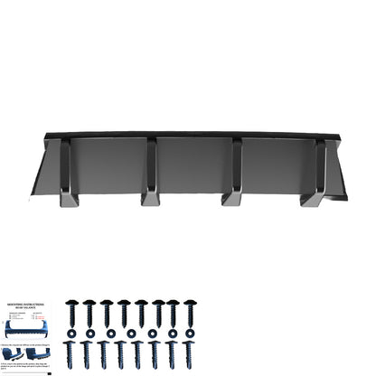 Heckdiffusor passend für VW Tiguan Mk2 Standard / R-Line 2015-2020 Hochglanz Schwarz