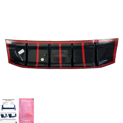 Heckdiffusor passend für VW Volkswagen Tiguan Standard/R-Line Mk3 2024+ Hochglanz Schwarz