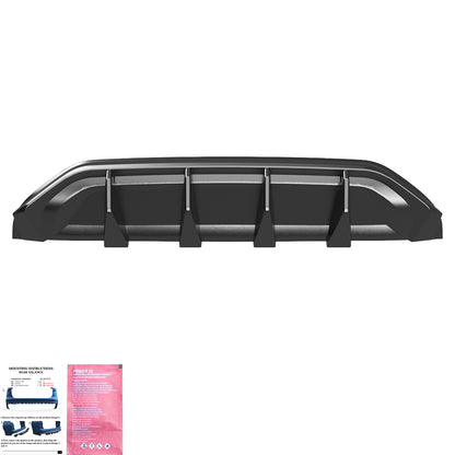 Heckschürze passend für VW Volkswagen Tayron Standard/R-Line Mk1 2025+ Hochglanz Schwarz