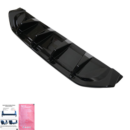 Heckschürze passend für VW Volkswagen Tayron Standard/R-Line Mk1 2025+ Hochglanz Schwarz