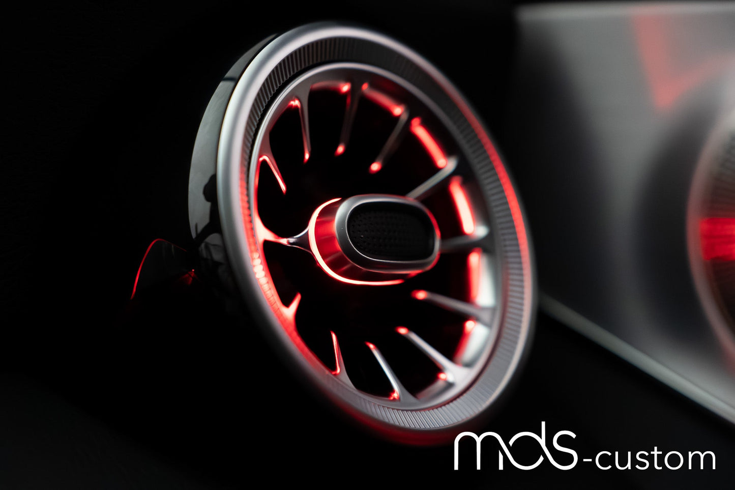 Mercedes GLC X253 Ambientebeleuchtung Komplett-Set | 64 Farben, Lüftungsdüsen, Beifahrerleiste