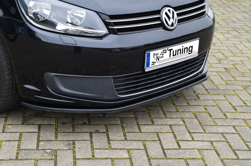 CUP Frontspoilerlippe ABS Volkswagen Touran Facelift Typ 1T, GP2 Schwarz Glanz