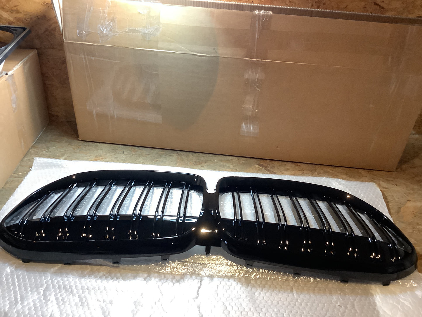 Sport Grill Dual Line Gloss Black BMW 7 G11 G12 Facelift ab 2019