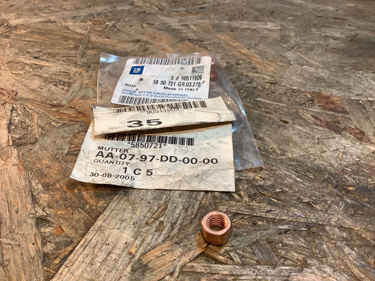 Opel Omega B Mutter, Krümmer Original GM NEU