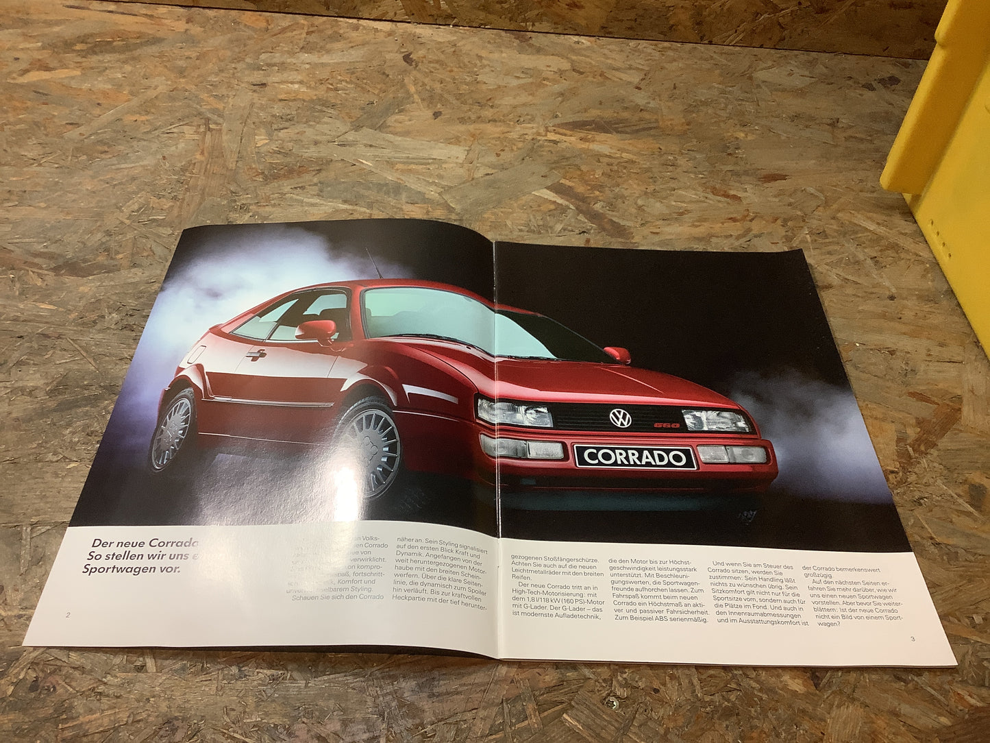 Der Neue Corrado Werbeheft Ausgabe August 88
