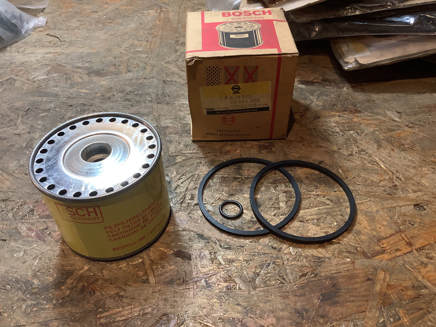 Opel Rekord D/E Benzinfilter Diesel Original Bosch NEU