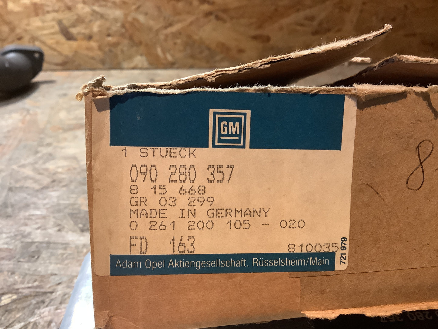 Opel Ascona C 2.0, Vauxhall Cavalier 2.0, Opel Kadett E 2.0, Vauxhall Astra 2.0 Bosch Motorsteuergerät, Elektronische Einspritzanlage, Kraftstoffeinspritzung Original GM Bosch NEU