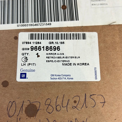 Original GM Chevrolet Kalos Außenspiegel 96618696 NEU