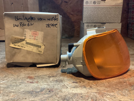 Vw Polo 6N Blinkerglas vorne rechts Original Genuine Parts NEU