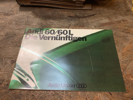 Audi 60/60L Die Vernünftigen Auto Union Audi