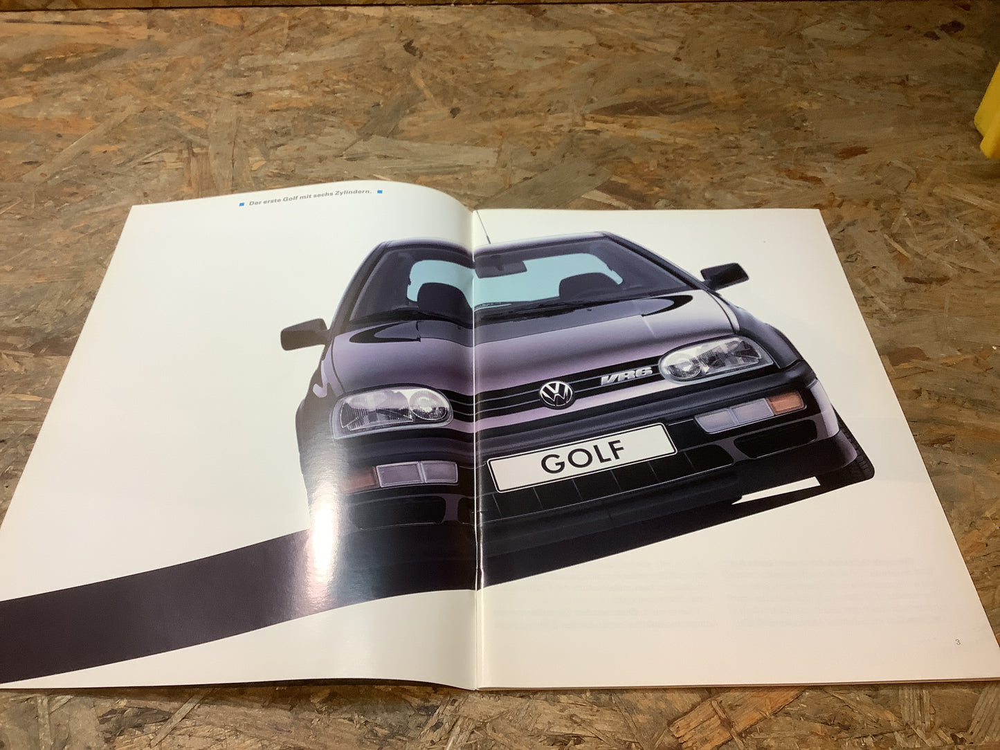 Der neue Golf VR6 Werbeheft Ausgabe Januar 1992