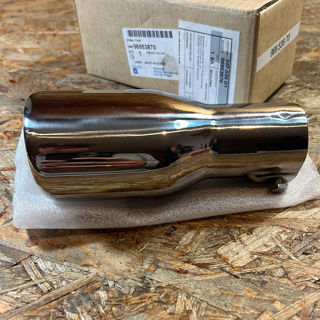 Original GM Chevrolet Spark Auspuffblende NEU 96953870