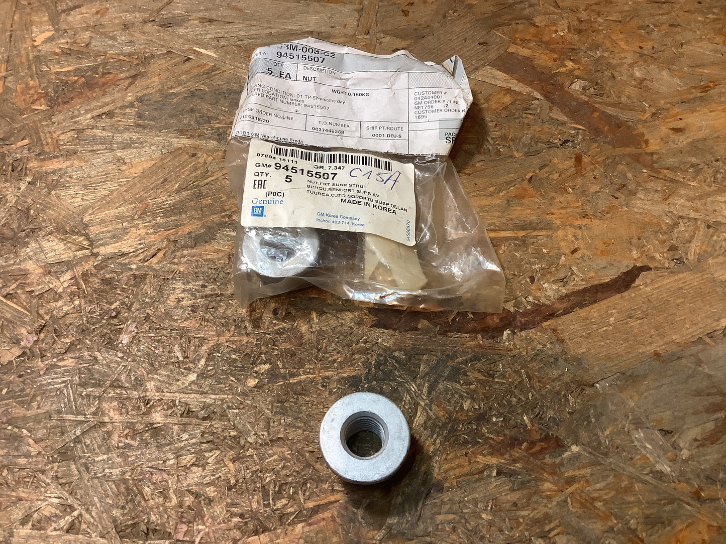 Chevrolet Captiva (C100), Bj. 06-10 Mutter, M10 Original GM NEU