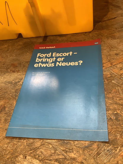 V.A.G Ford Escort- bringt er etwas Neues? Stand Febuar 1981