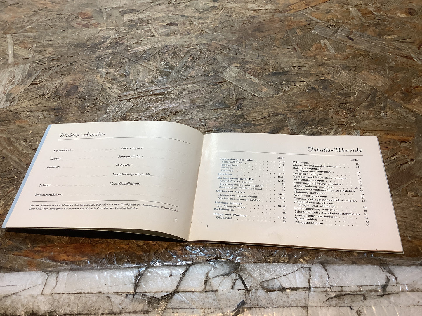 Victoria Bedienungsanleitung Mopeds Krafträder bis 50ccm