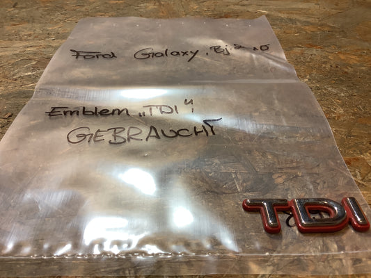 Ford Galaxy, Bj. 2010 Emblem „TDI“ Original Ford GEBRAUCHT