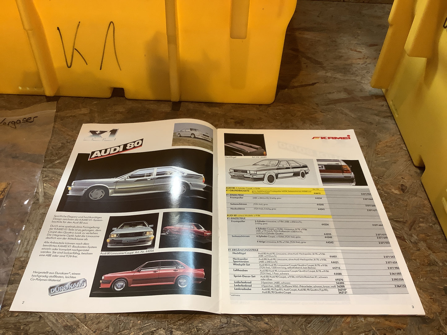 Audi Zeitschrift von Kamei aus dem Jahr 1988