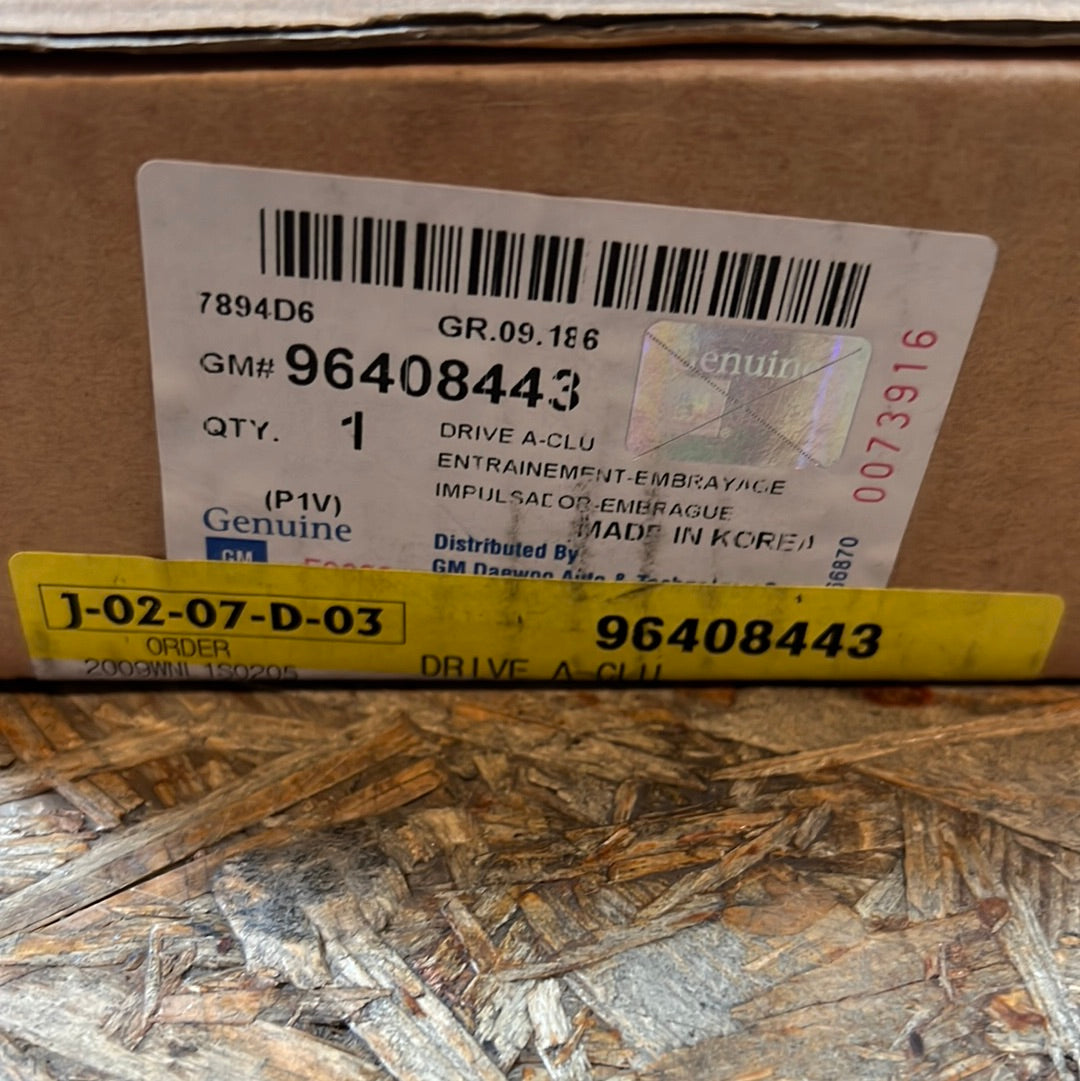 Original GM Chevrolet Kalos Kompressor Kupplung 96408443