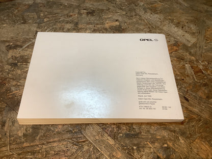 Opel Zafira Betriebsanleitung Stand Juli 1999