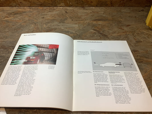 VW Dokumentation Aerodynamik bei Volkswagen