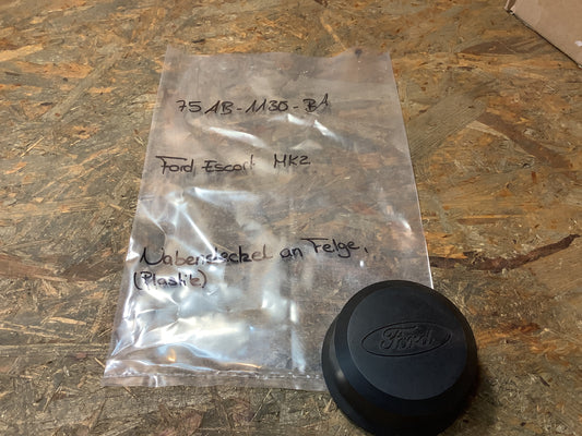 Ford Escort MK2; Nabendeckel an Felge, (Plastik) Original Ford NEU