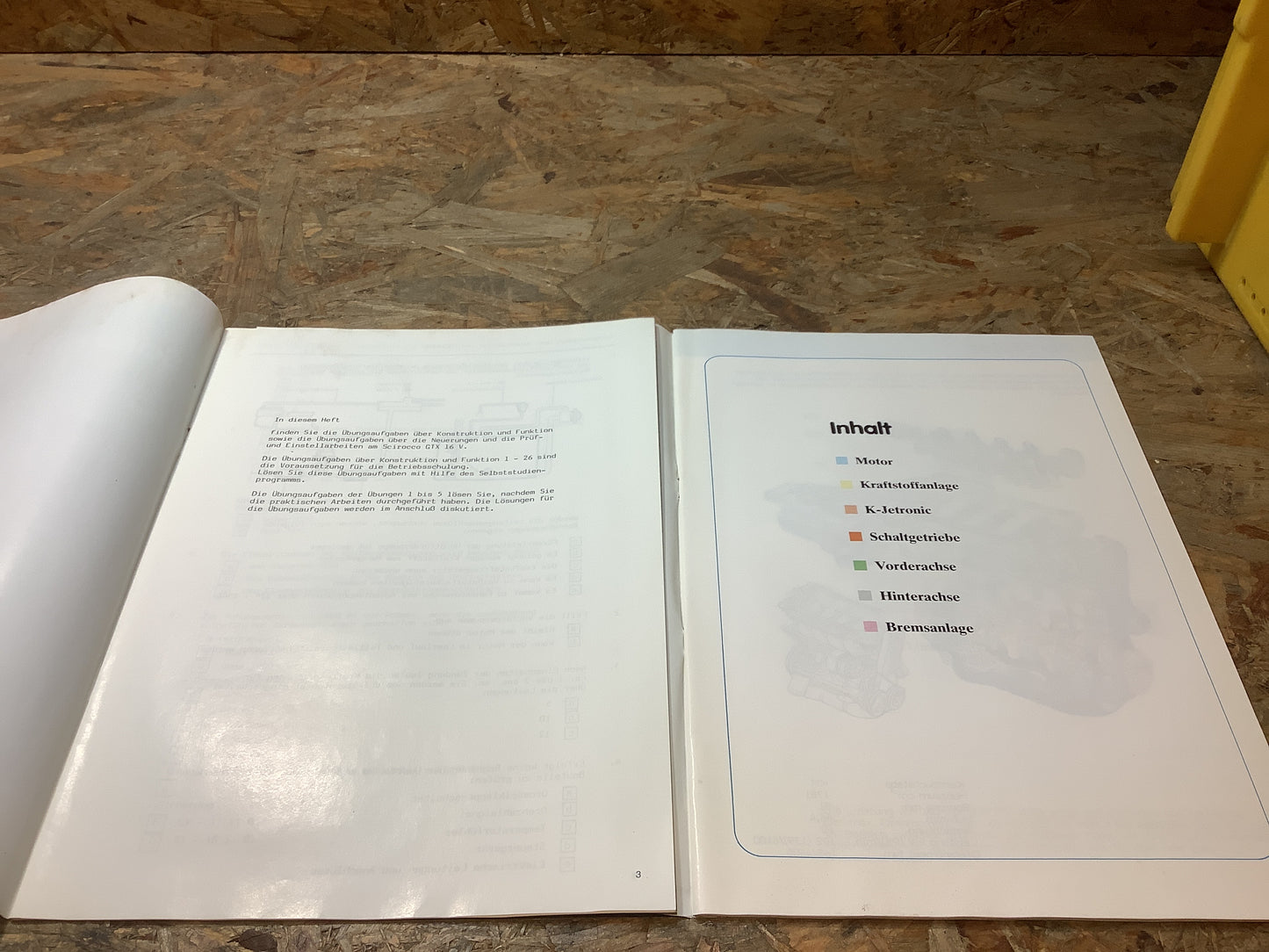 V.A.G Service Scirocco GTX16 V Konstruktion & Funktion, Prüf-und Einstellarbeiten und Fehlersuche