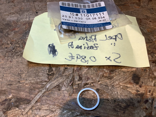 Opel Astra G, Zafira A Dichtring Rücklaufleitung Original GM NEU