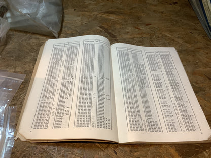 Audi NSU Vergleichsliste geänderter ET-Nummern Ausgabe April 1972