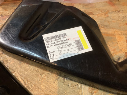 Heck Ansatz Flaps Diffusor für Ford Focus RS Mk3 schwarz Hochglanz