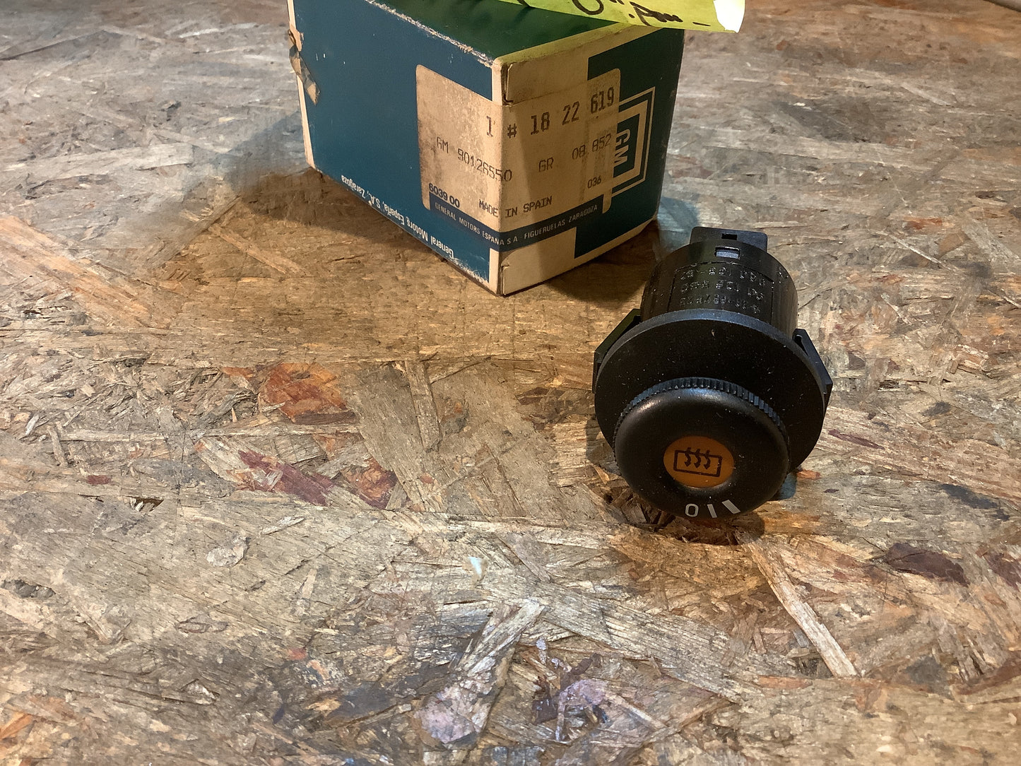 Opel Corsa A Schalter Gebläse Heckscheibenheizung Original GM NEU