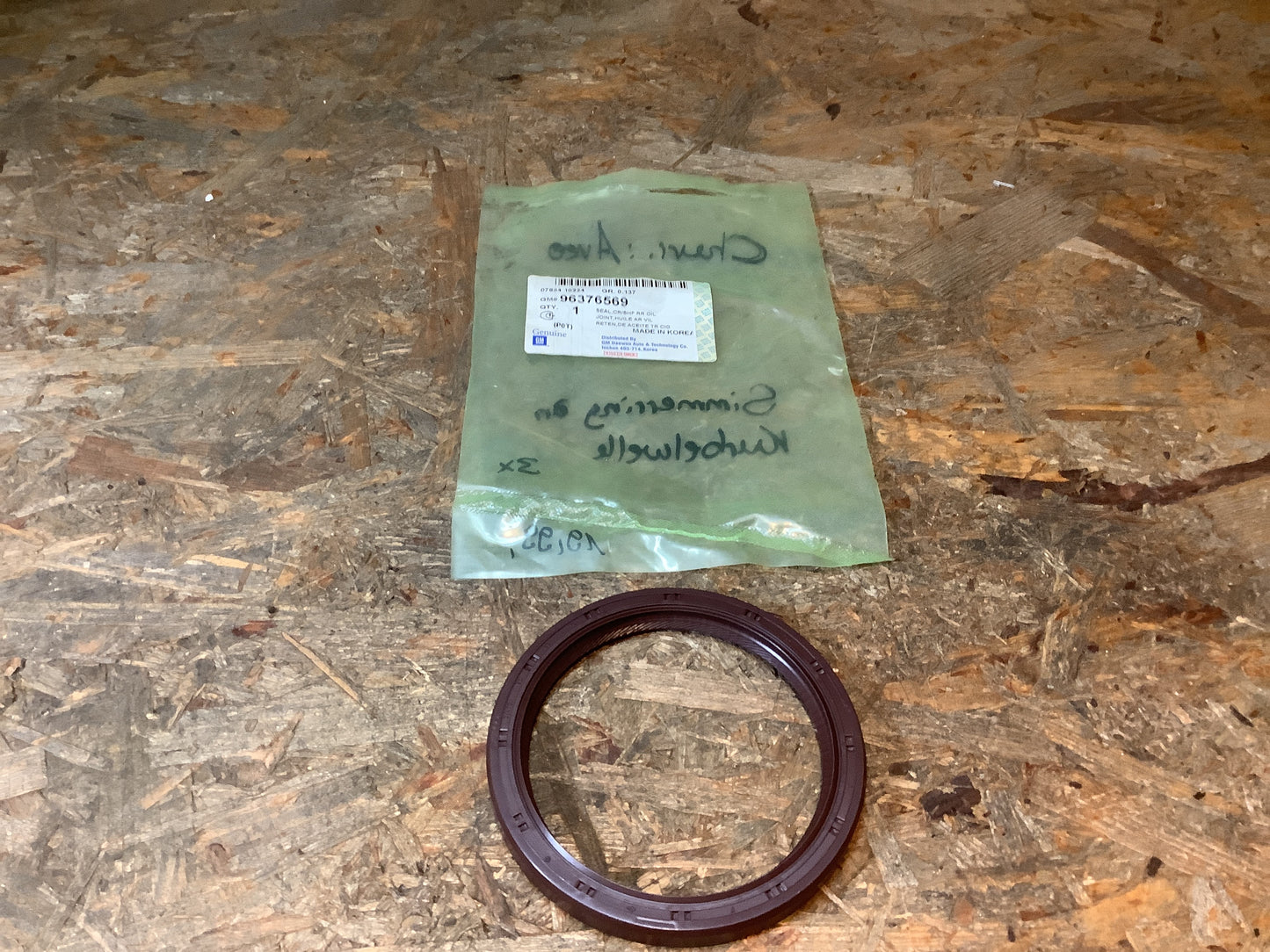 Chevrolet Avero Simmerring an Kurbelwelle Original GM NEU