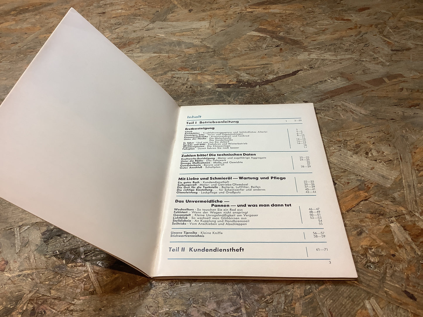 Betriebsanleitung, Kundendienstheft NSU 1200C