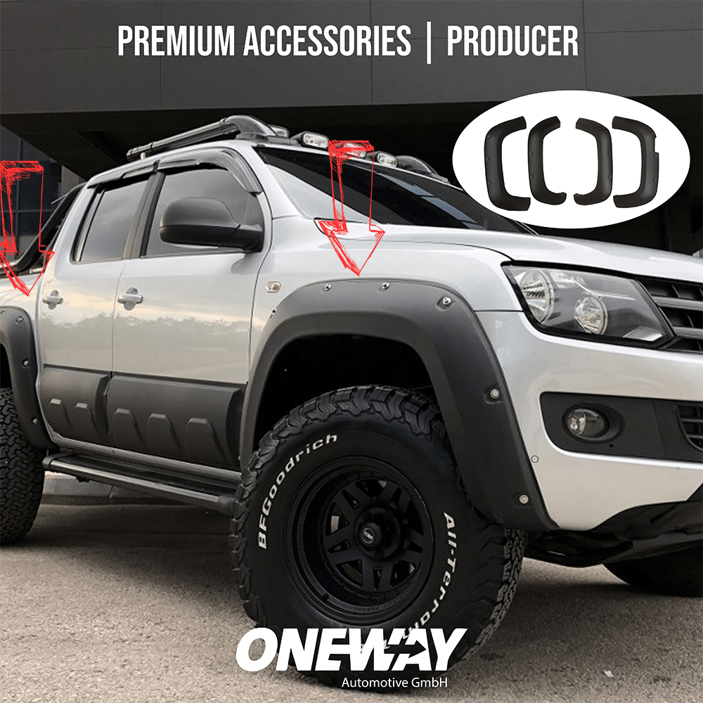Oneway Kotflügelverbreiterungen VW Amarok MK1 2010-2016 mit ABE TÜV