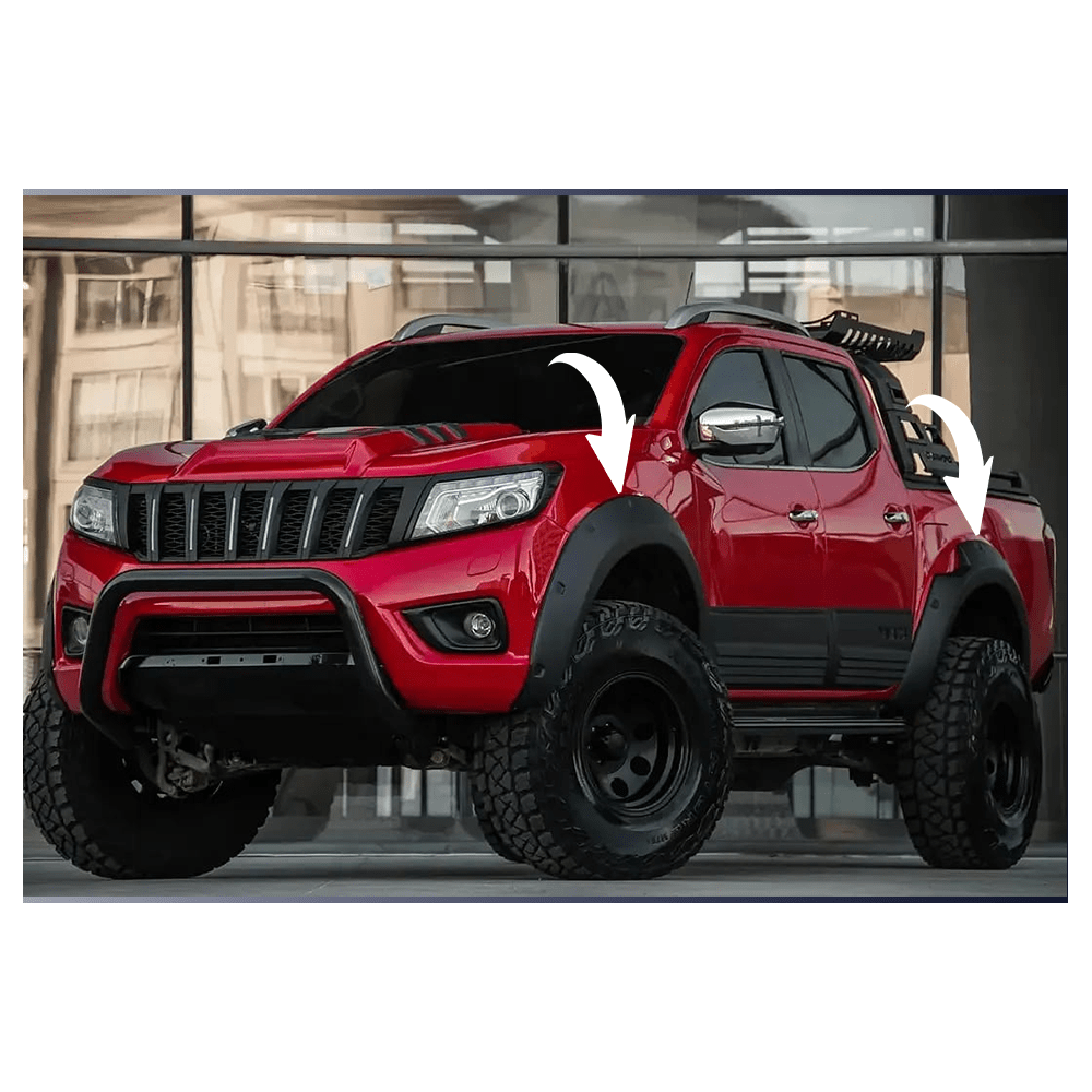 Oneway Kotflügelverbreiterungen NISSAN Navara NP300 (D23) 2017-2021 mit ABE TÜV