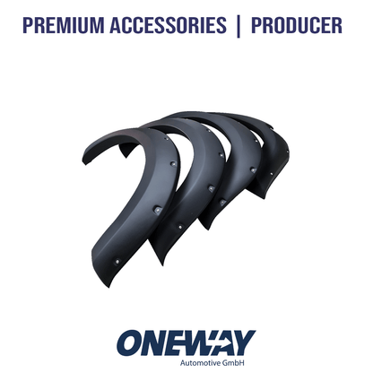 Oneway Kotflügelverbreiterungen NISSAN Navara NP300 (D23) 2014-2017 mit ABE TÜV