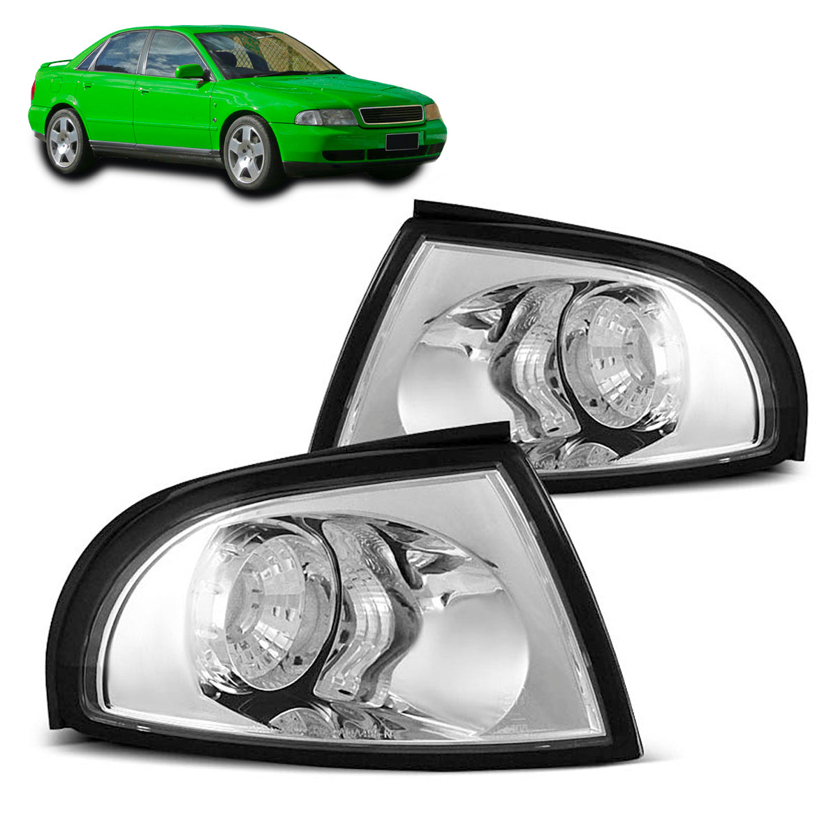 Frontblinker Chrom passend für Audi A4 11.94-12.98