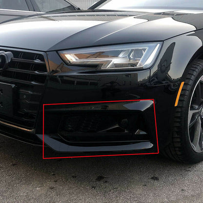 Nebelscheinwerferabdeckungen Hochglanz Schwarz passend für Audi A4 B9 8W 2015-2019