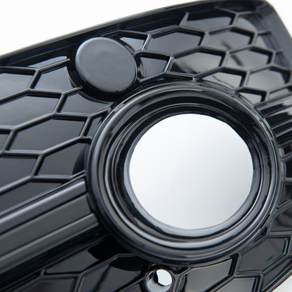 Nebelscheinwerfer Abdeckungen Hochglanz Schwarz passend für Audi Q3 8U 2011-2014
