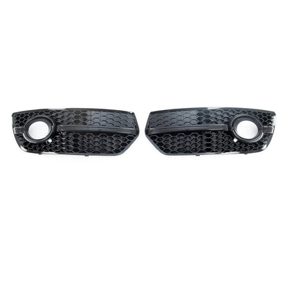 Nebelscheinwerfer Abdeckungen Set Hochglanz Schwarz passend für Audi Q5 8R 2008-2012