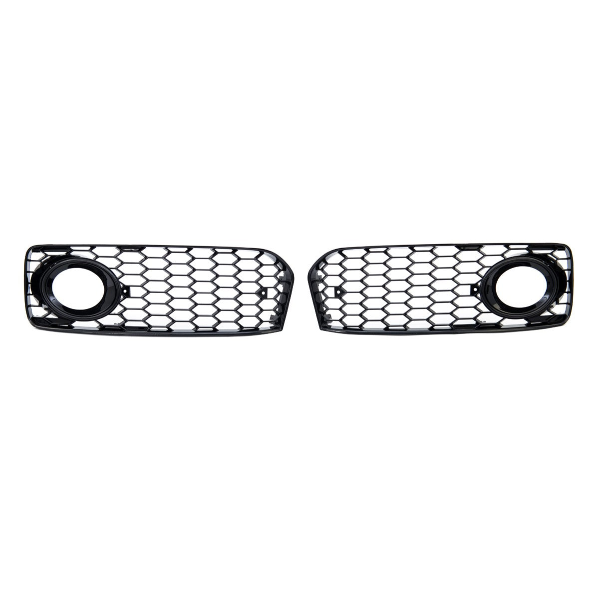 Nebelscheinwerferabdeckungen Set Hochglanz Schwarz passend für Audi A5 8T 2007-2011
