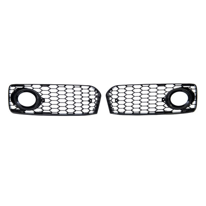 Nebelscheinwerferabdeckungen Set Hochglanz Schwarz passend für Audi A5 8T 2007-2011